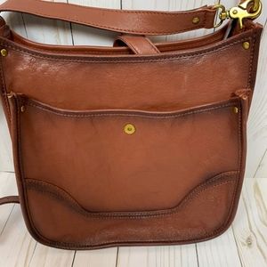 Frye Leather Bag Cognac Brown Crossbody